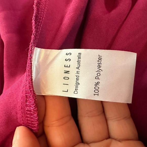 Princess Polly Lioness Walk The Line Maxi Dress Magenta NWT (Size 4) - Picture 9 of 11